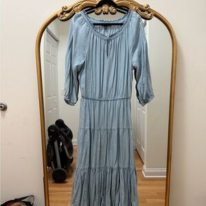 Ralph Lauren Blue Long Sleeve Dress